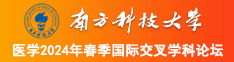 性爱黄爽歪歪南方科技大学医学2024年春季国际交叉学科论坛